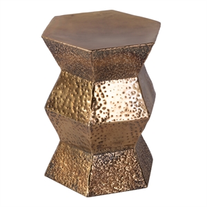 Butler Specialty Company Renzo 16 in. W Stainless Steel End Table in Copper