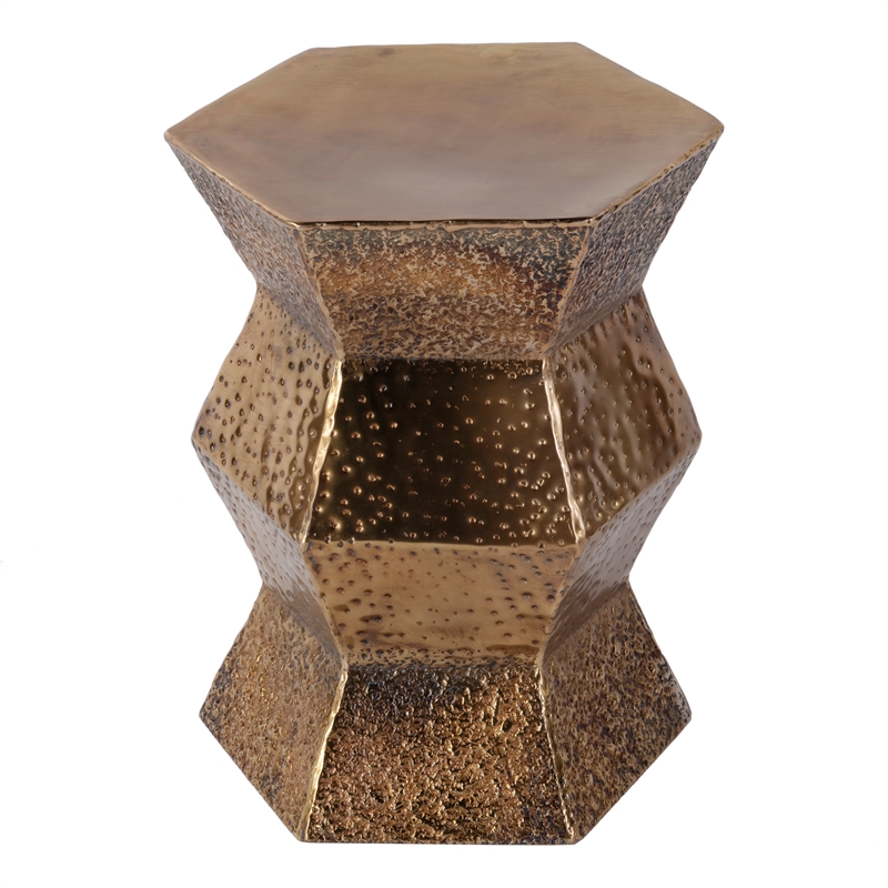 Butler Specialty Company Renzo 16 in. W Stainless Steel End Table in Copper
