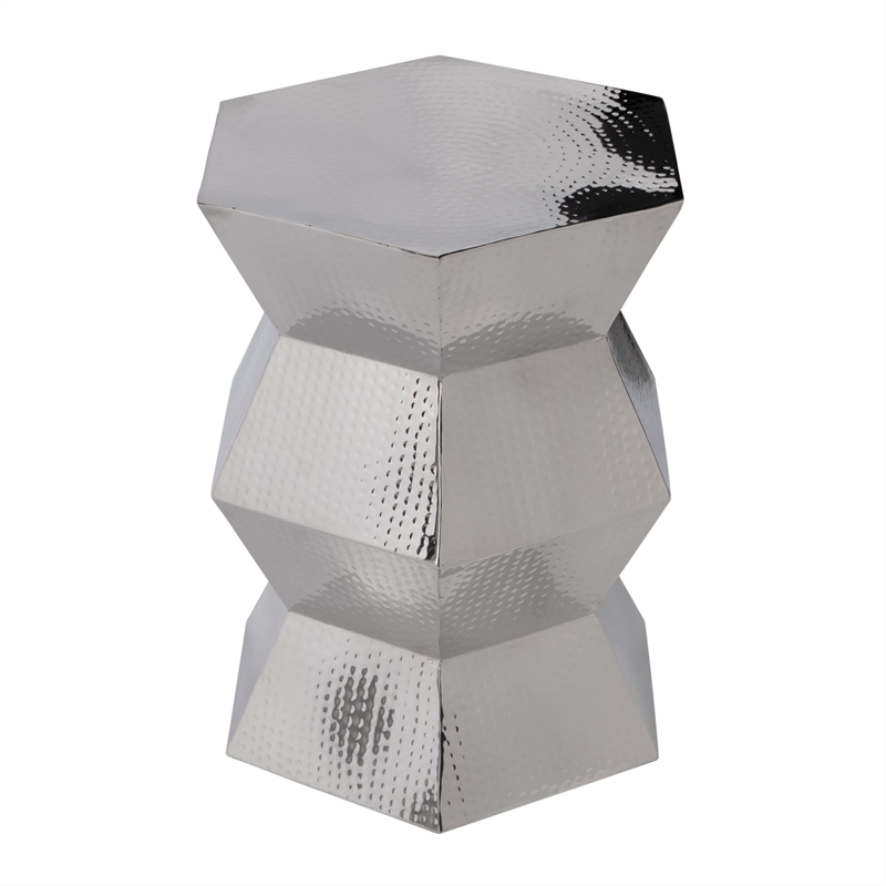 Butler Specialty Company Renzo 16 in. W Stainless Steel End Table in Nickel