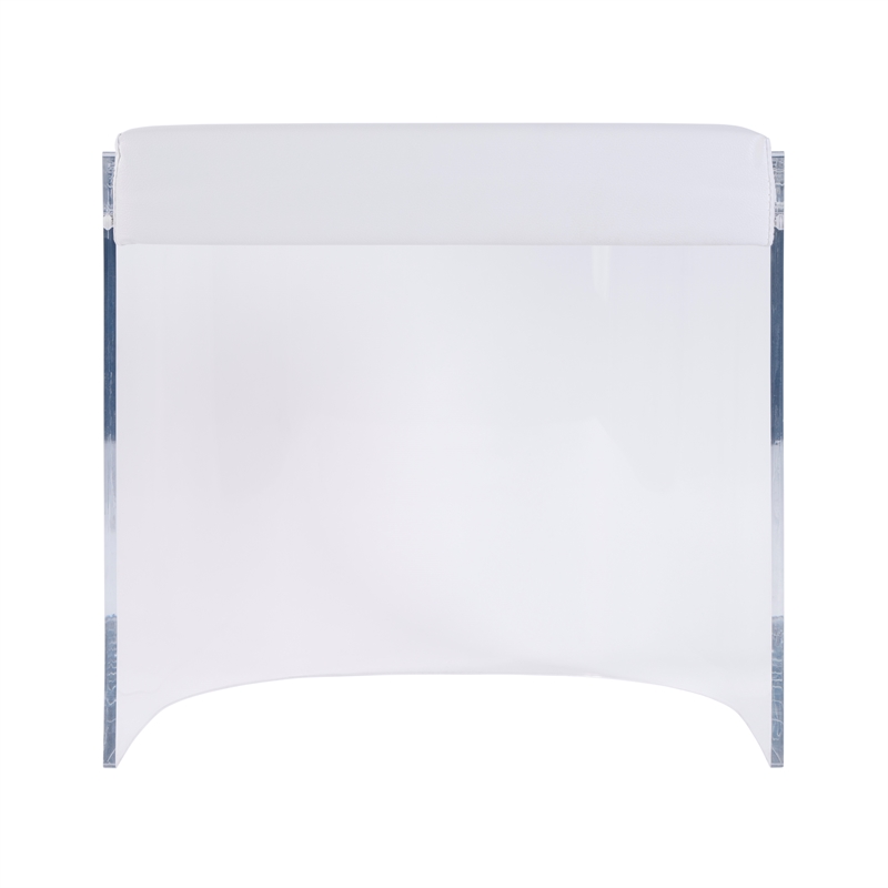 Butler Specialty Company Solara 20 in. Seat Height Acrylic Accent Stool - Clear