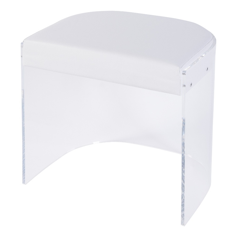 Butler Specialty Company Solara 20 in. Seat Height Acrylic Accent Stool - Clear