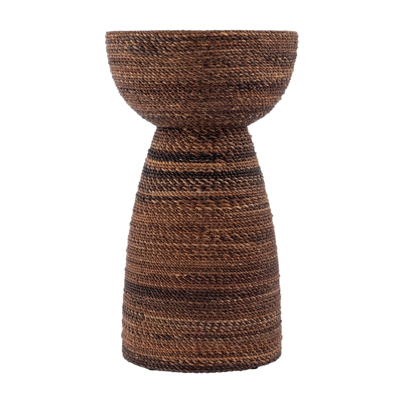 Butler Specialty Company Bagshawe 13 in. W Rnd Abaca Rope Side Table - Brown