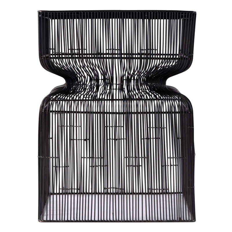 Butler Specialty Company Ivar 14 in. W Square Stainless Steel End Table - Bronze