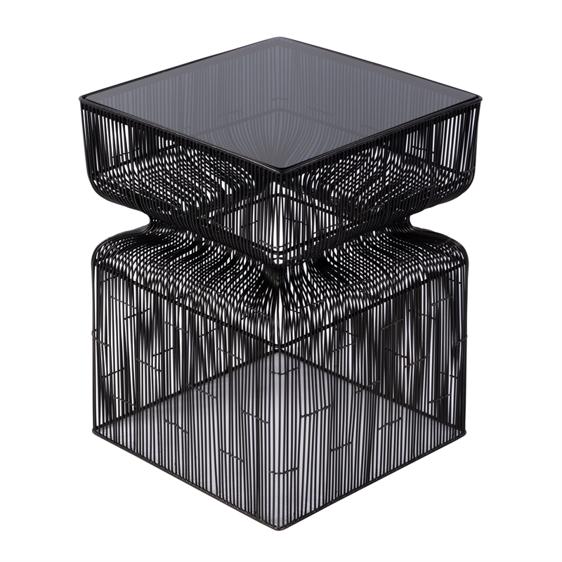 Butler Specialty Company Ivar 14 in. W Square Stainless Steel End Table - Bronze