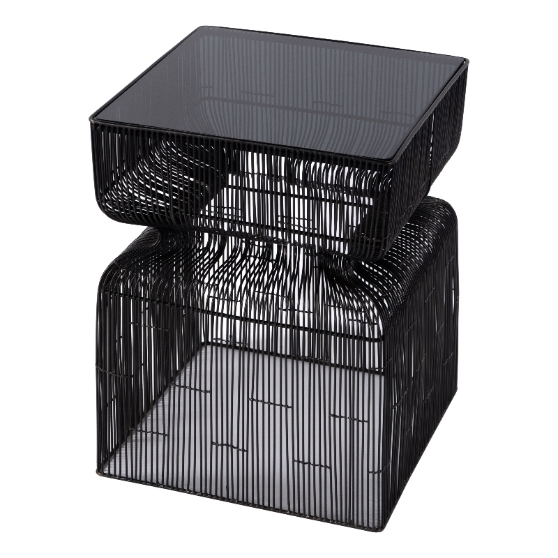 Butler Specialty Company Ivar 14 in. W Square Stainless Steel End Table - Bronze