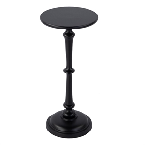 Butler Specialty Company Alisa 10 in. W Round Metal Pedestal End Table-Bronze