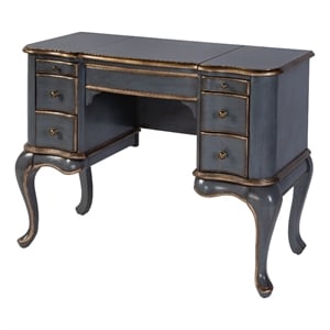 Butler Specialty Company Charlotte 40&quot W Rect. Wood Vanity Desk-Blue