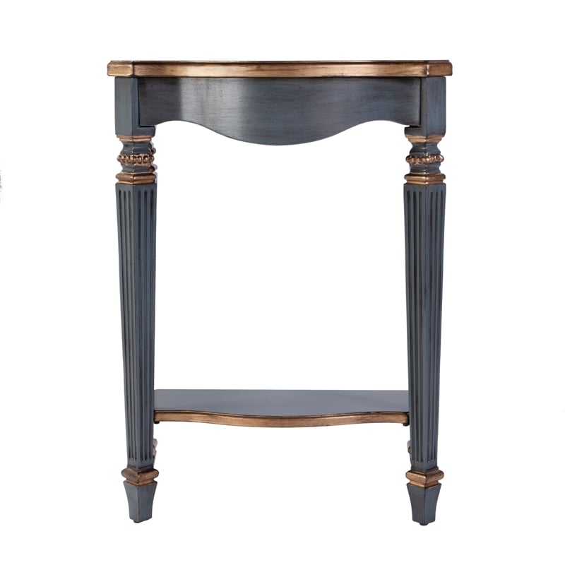 Butler Specialty Company Cheshire 22 in. W Wood Ballerina Console Table-Blue