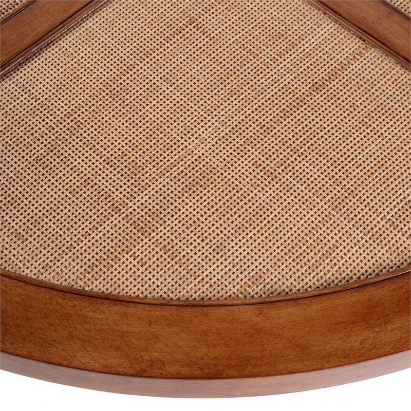 Butler Specialty Company Bali Breeze 42 in. Round Wood-Mesh Coffee Table-Brown