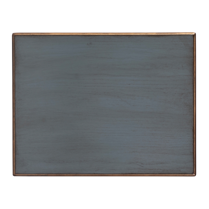 Butler Specialty Company Tyler 18 in. W Rectangular Wood Side Table-Blue