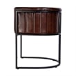Butler Specialty Company Rockford 19 in. Seat Height Leather Accent Chair-Brown