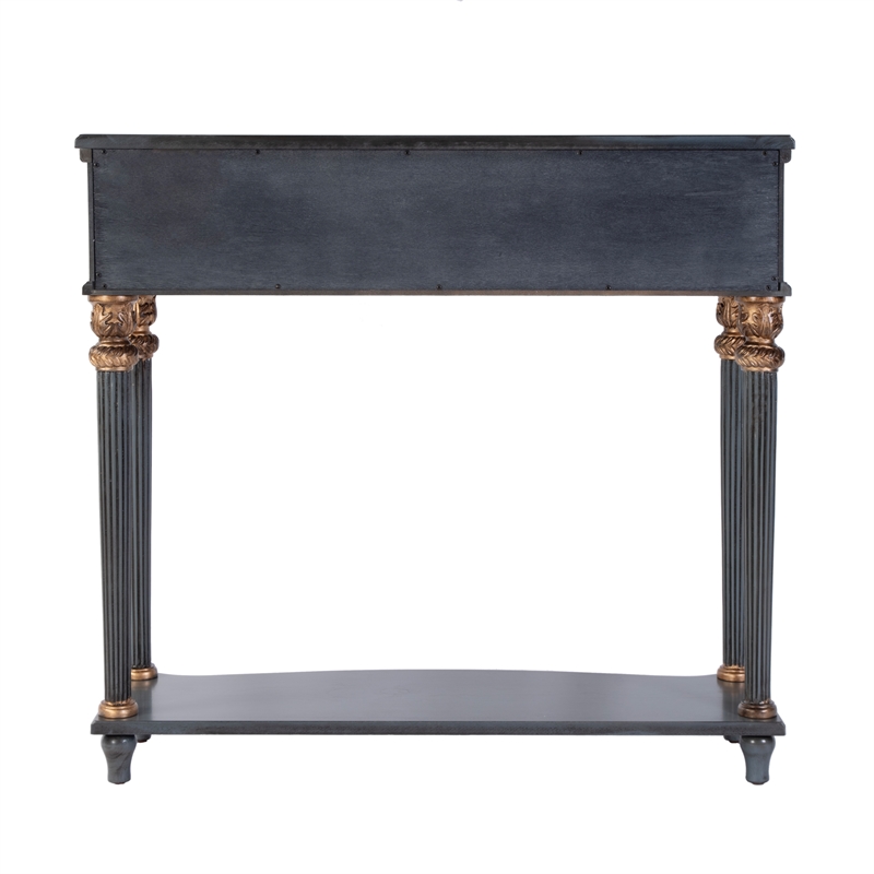 Butler Specialty Company Alexander 37 in. W Wood 1 Drawer Console Table - Blue