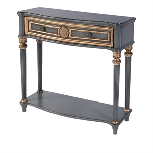 Butler Specialty Company Alexander 37 in. W Wood 1 Drawer Console Table - Blue
