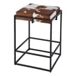 Butler Specialty Company Stinson 26.5&quot Seat Height Leather Counter Stool-Brown