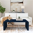 Butler Specialty Company Chatham 48 in. W Rafifa Waterfall Coffee Table - Navy