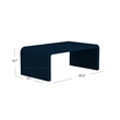 Butler Specialty Company Chatham 48 in. W Rafifa Waterfall Coffee Table - Navy