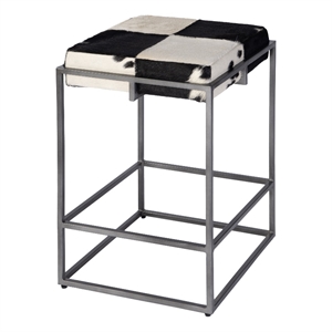 Butler Specialty Company Stinson 26.5&quot Hair on Hide Counter Stool - Black-White