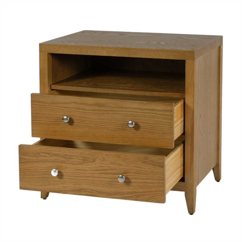 Butler Specialty Company Dana 28 in. W  Wood 2 Drawer Nightstand - Natural