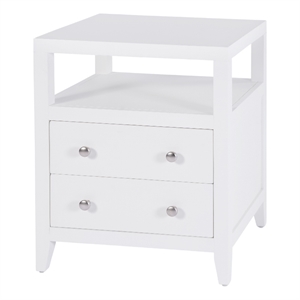 Butler Specialty Company Dana 21 in. W Wood 2 Drawer Nightstand - White