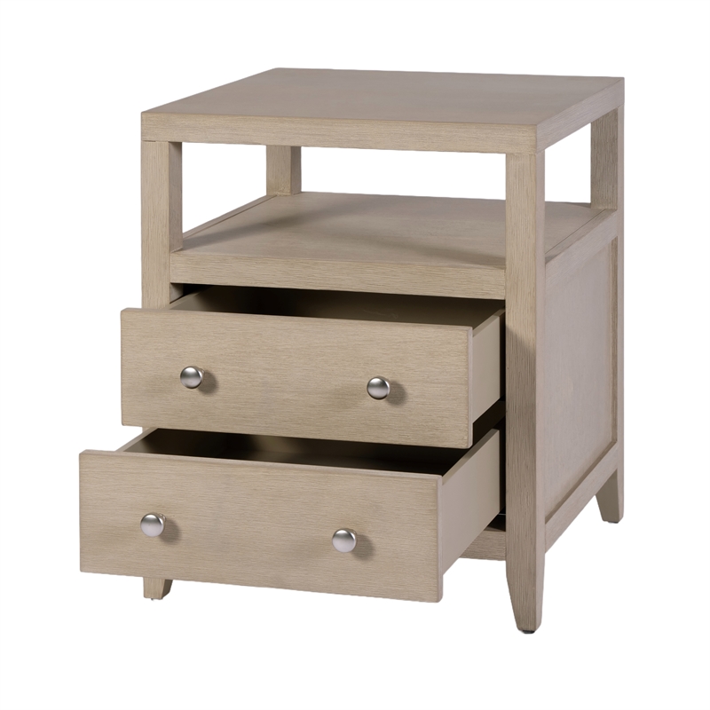 Butler Specialty Company Dana 21 in. W Wood 2 Drawer Nightstand - Taupe