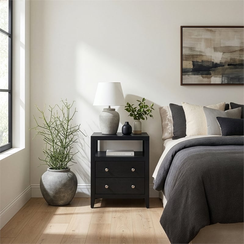 Butler Specialty Company Dana 21 in. W Wood 2 Drawer Nightstand - Coffee