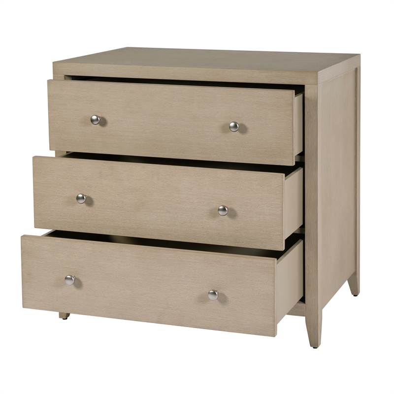 Butler Specialty Company Dana 34 in. W Rectangular Wood 3 Drawer Chest - Taupe