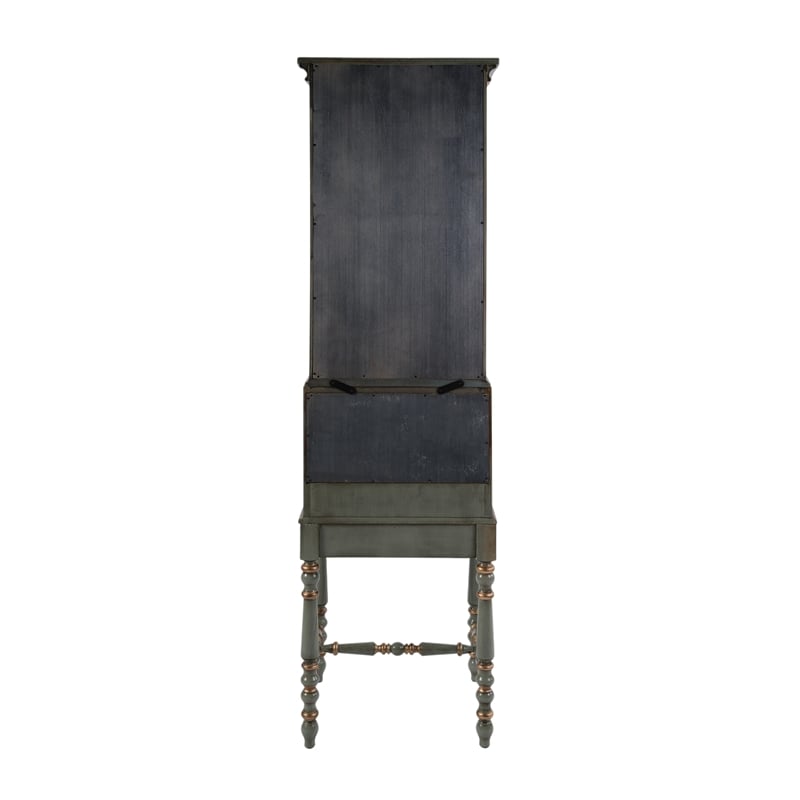 Butler Specialty Company Newlark 20 in. W Wood and Glass Secretary - Green