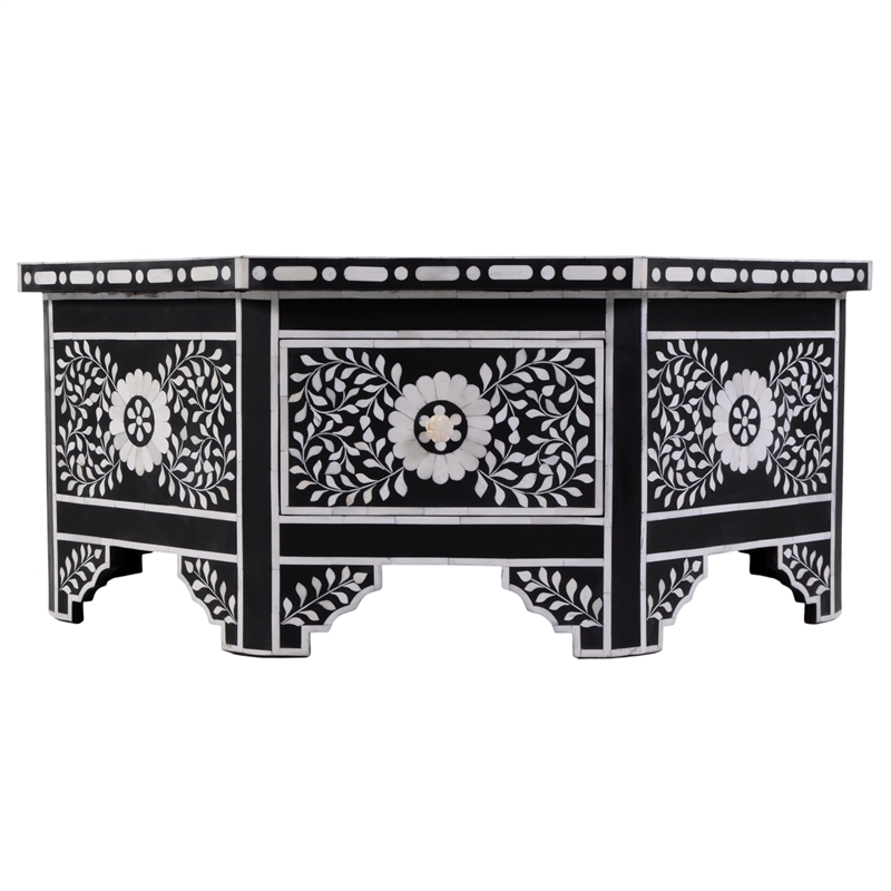 Butler Specialty Company Blackwell 40.25 in. W Octagonal Coffee Table Black