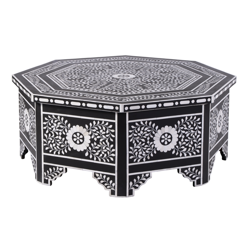 Butler Specialty Company Blackwell 40.25 in. W Octagonal Coffee Table Black