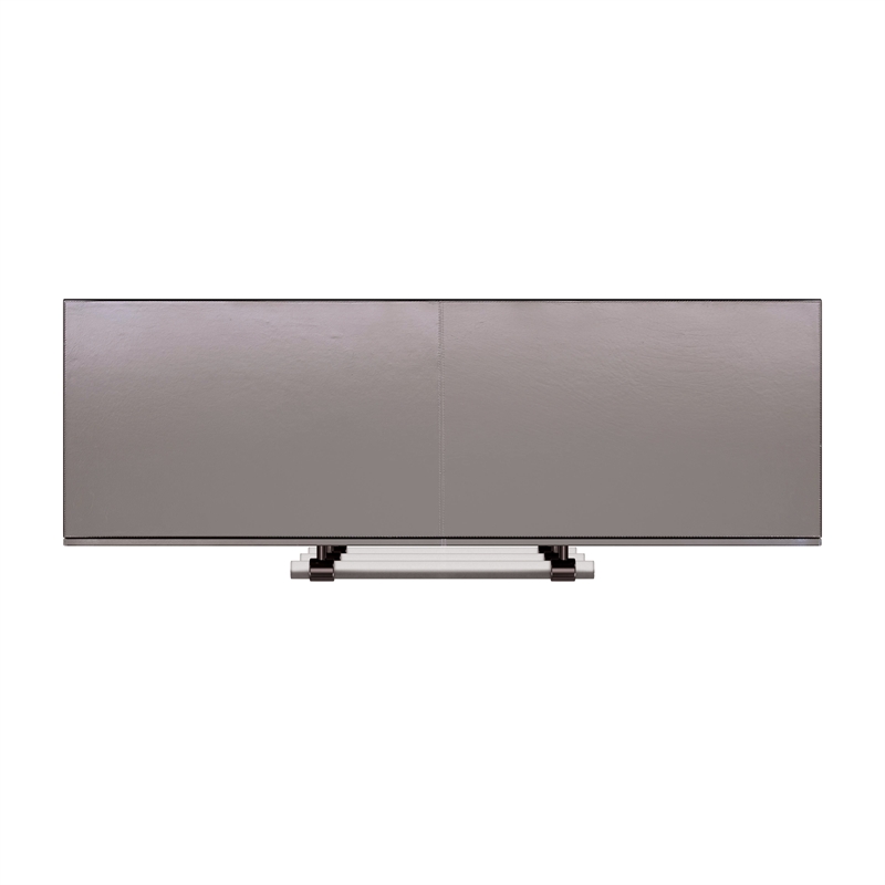 Butler Specialty Company Allman 48 in. W Leather Accent Chest Silver Gray