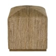 Butler Specialty Company Como 17 in. W Square Banana Leaf Accent Stool - Natural