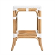 Butler Specialty Company Laguna 24.5 in. Seat Height Rattan Counter Stool - Smooth White