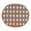 Butler Specialty Company Ballito 24 in. Seat Height Oval Rattan Counter Stool - Orange and Brown