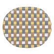 Butler Specialty Company Ballito 24 in. Seat Height Oval Rattan Counter Stool - Yellow and Brown