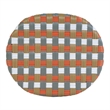 Butler Specialty Company Ballito 30 in. Seat Height Oval Rattan Bar Stool - Orange and Brown