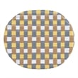 Butler Specialty Company Ballito 30 in. Seat Height Oval Rattan Bar Stool - Yellow and Brown