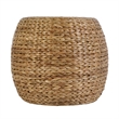 Butler Specialty Company Portofino 22 in. W Water Hyacinth & Rattan Accent Stool - Natural
