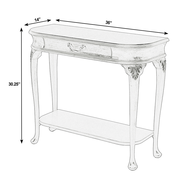 Butler Specialty Company Ridgeland 36 in. W Wood 1 Drawer Console Table - Pastel Green