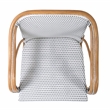 Butler Specialty Company Portofino 18.75 in. Seat Height Rattan Arm Chair - White and Gray