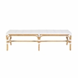 Butler Specialty Company Laguna 66.5 in. W Rattan Backless Accent Bench - Smooth White