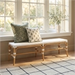 Butler Specialty Company Laguna 66.5 in. W Rattan Backless Accent Bench - Smooth White