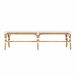 Butler Specialty Company Laguna 66.5 in. W Rattan Backless Accent Bench - Smooth White