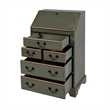 Butler Specialty Company Danforth 25.5 in. W Rectangular Wood 5 Drawer Secretary - Pastel Green