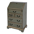 Butler Specialty Company Danforth 25.5 in. W Rectangular Wood 5 Drawer Secretary - Pastel Green