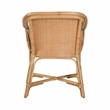 Butler Specialty Company Portofino 18.75 in. Seat Height Rattan Arm Chair - White and Gray