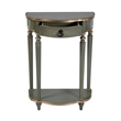 Butler Specialty Company Ashby 22 in. W Demilune Wood 1 Drawer Console Table - Pastel Green
