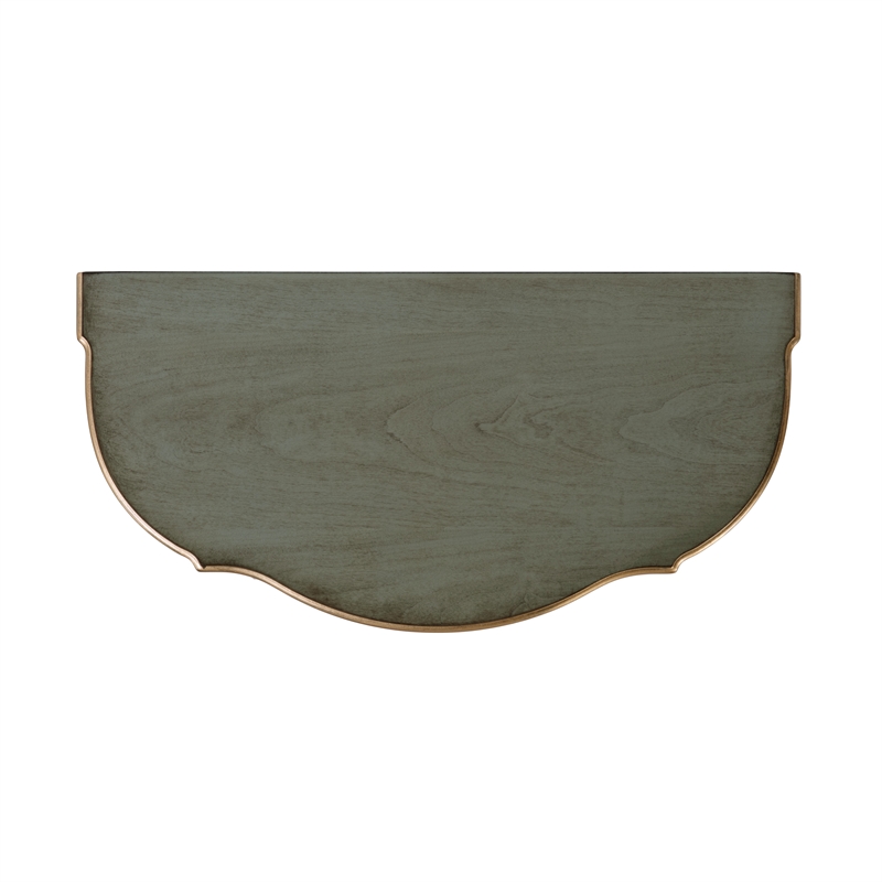 Butler Specialty Company Ashby 22 in. W Demilune Wood 1 Drawer Console Table - Pastel Green