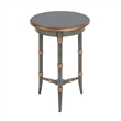 Butler Specialty Company Isla 16 in. W Round Wood 3 Leg Side Table - Pastel Green