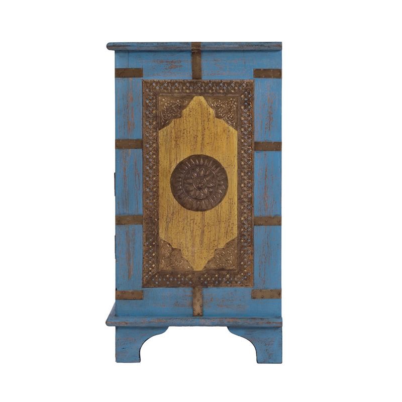 Butler Specialty Company Erika 19 in. W Rectangular Wood End Table - Blue