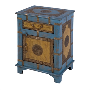 Butler Specialty Company Erika 19 in. W Rectangular Wood End Table - Blue